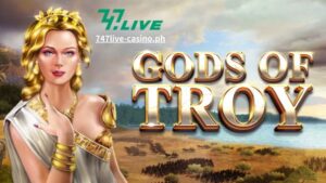 Ang slot ng Gods of Troy sa 747LIVE Casino ay isang larong inspirasyon ng mga sinaunang epic battle, na may 5 reels at 30 fixed paylines.