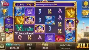 Ang Magic Lamp Slot Machine ay isang napakasikat na laro ng Geely slot machine. Ang 747LIVE ay magbibigay sa iyo ng higit pang impormasyon tungkol sa laro. Bago ka magsimulang maglaro ng Magic Lamp slot machine, maaaring narinig mo na ang kuwento ng “Aladdin”. Si Aladdin ay isang mahirap na binata hanggang sa nakilala niya ang isang genie na lumabas mula sa isang magic lamp at ipinagkaloob ang lahat ng kanyang hiling. Sa Magic Lamp slot machine, ibibigay din ng genie ang ating hiling na manalo ng mas maraming pera!